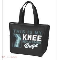 Knee Surgery My Knee Replacement Outfit TKR Knee Replacement Tote Bag thumb 3
