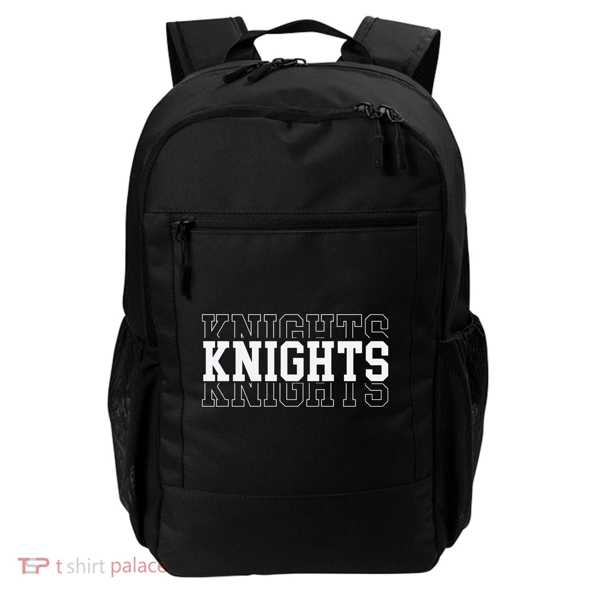 Knights School Mascot Backpack