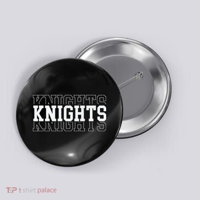Knights School Mascot Button