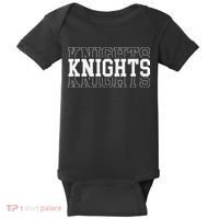 Knights School Mascot Baby Bodysuit thumb 0