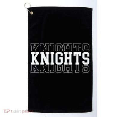 Knights School Mascot Golf Towel