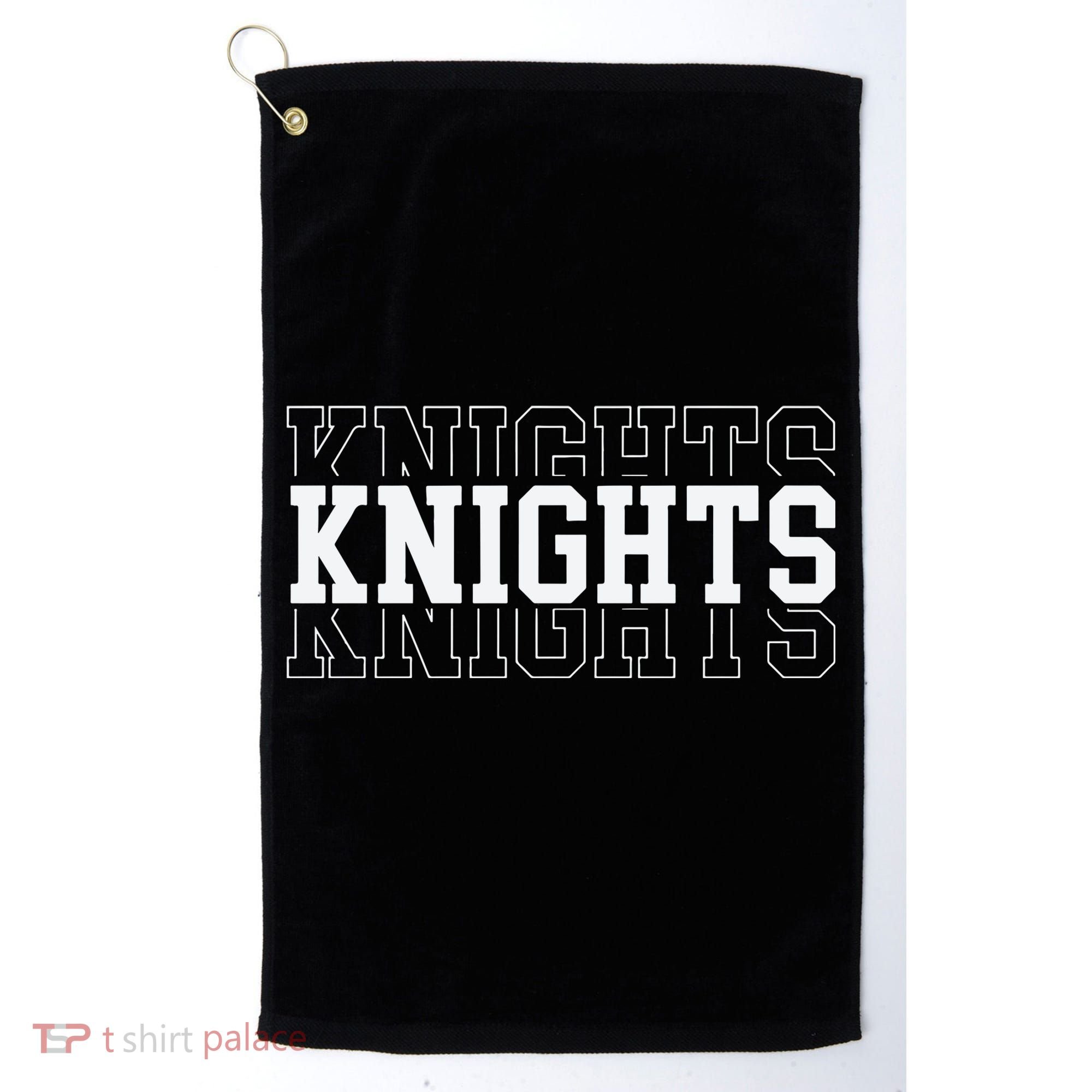 Knights School Mascot Golf Towel