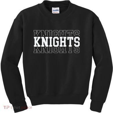 Knights School Mascot Kids Sweatshirt