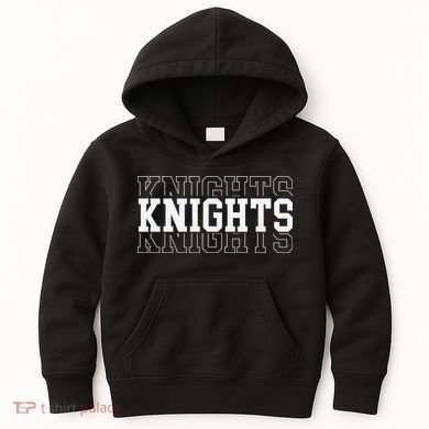 Knights School Mascot Kids Hoodie