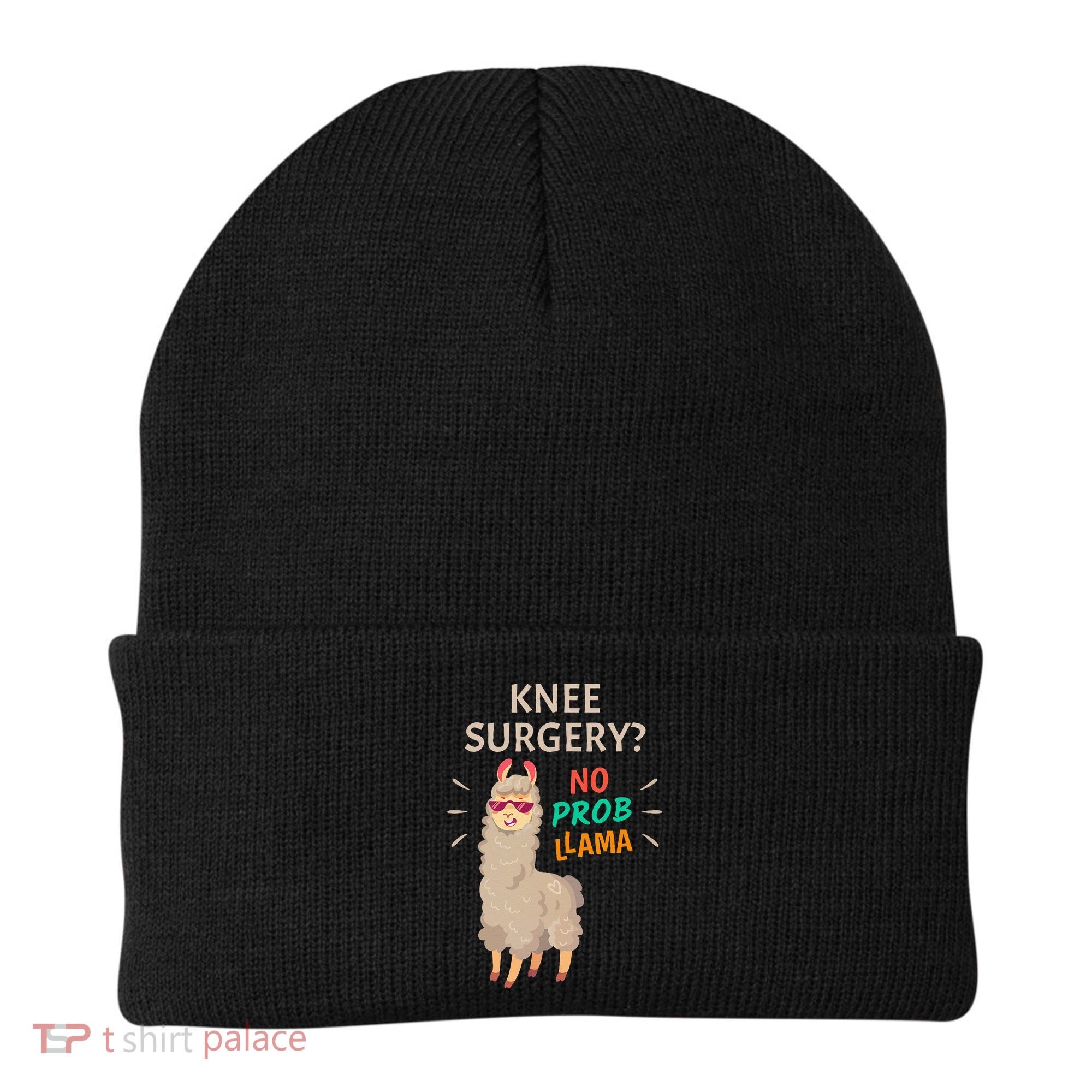 Knee Surgery No Probllama Knee Replacement Recovery Gift Beanie