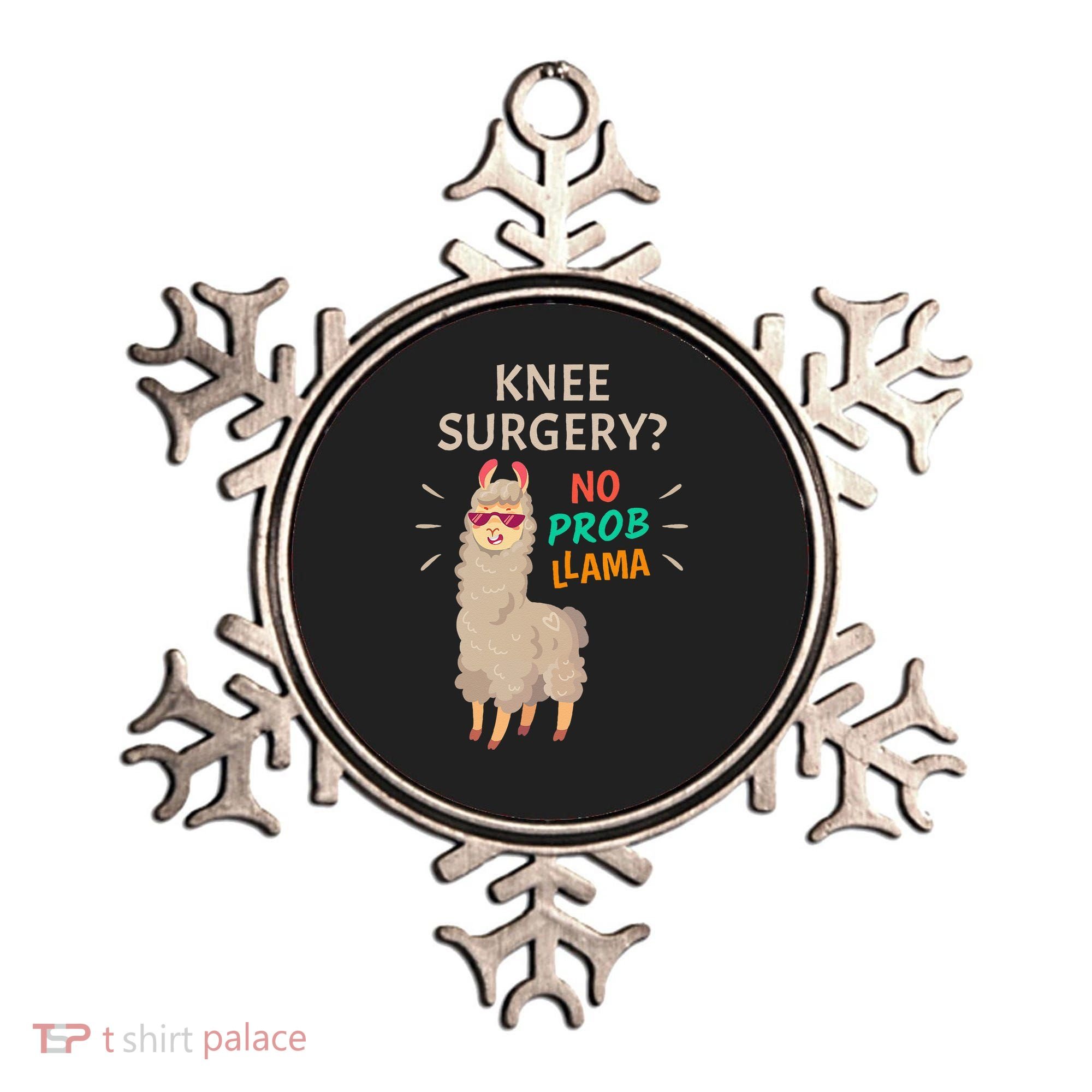 Knee Surgery No Probllama Knee Replacement Recovery Gift Ornament
