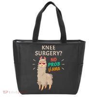Knee Surgery No Probllama Knee Replacement Recovery Gift Tote Bag thumb 0