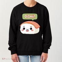 Kawaii Sushi Oishii! Cute Food Illustration Women's Sweatshirt thumb 0