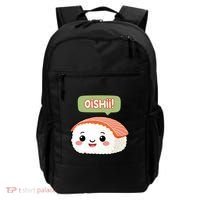 Kawaii Sushi Oishii! Cute Food Illustration Backpack thumb 0