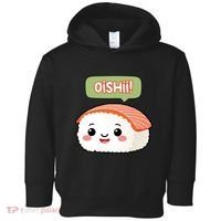 Kawaii Sushi Oishii! Cute Food Illustration Toddler Hoodie thumb 0