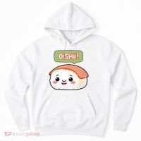 Kawaii Sushi Oishii! Cute Food Illustration Hoodie thumb 0
