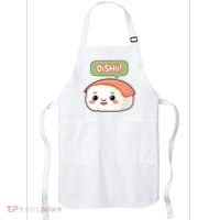 Kawaii Sushi Oishii! Cute Food Illustration Apron thumb 0