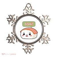 Kawaii Sushi Oishii! Cute Food Illustration Ornament thumb 0