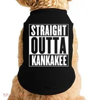 Kankakee Straight Outta Kankakee Gift Doggie Tank thumb 0