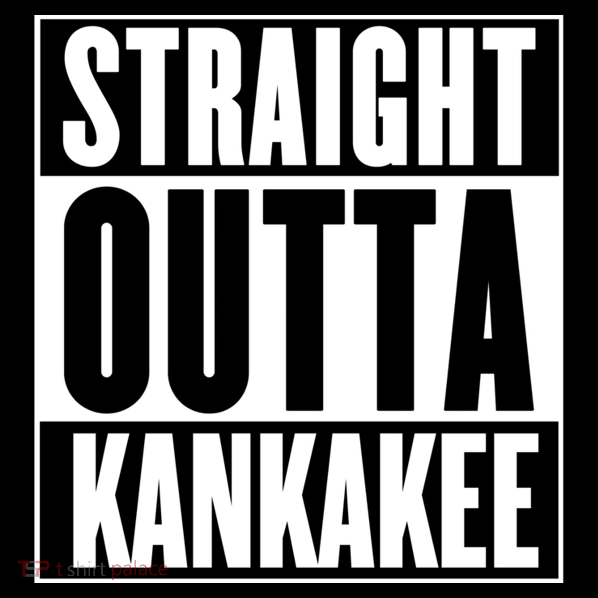 Kankakee Straight Outta Kankakee Gift Doggie Tank
