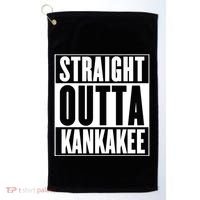 Kankakee Straight Outta Kankakee Gift Golf Towel thumb 0
