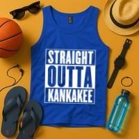 Kankakee Straight Outta Kankakee Gift Tank Top thumb 4
