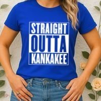 Kankakee Straight Outta Kankakee Gift Women's T-Shirt thumb 2