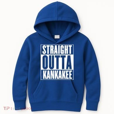 Kankakee Straight Outta Kankakee Gift Kids Hoodie