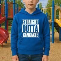 Kankakee Straight Outta Kankakee Gift Kids Hoodie thumb 2