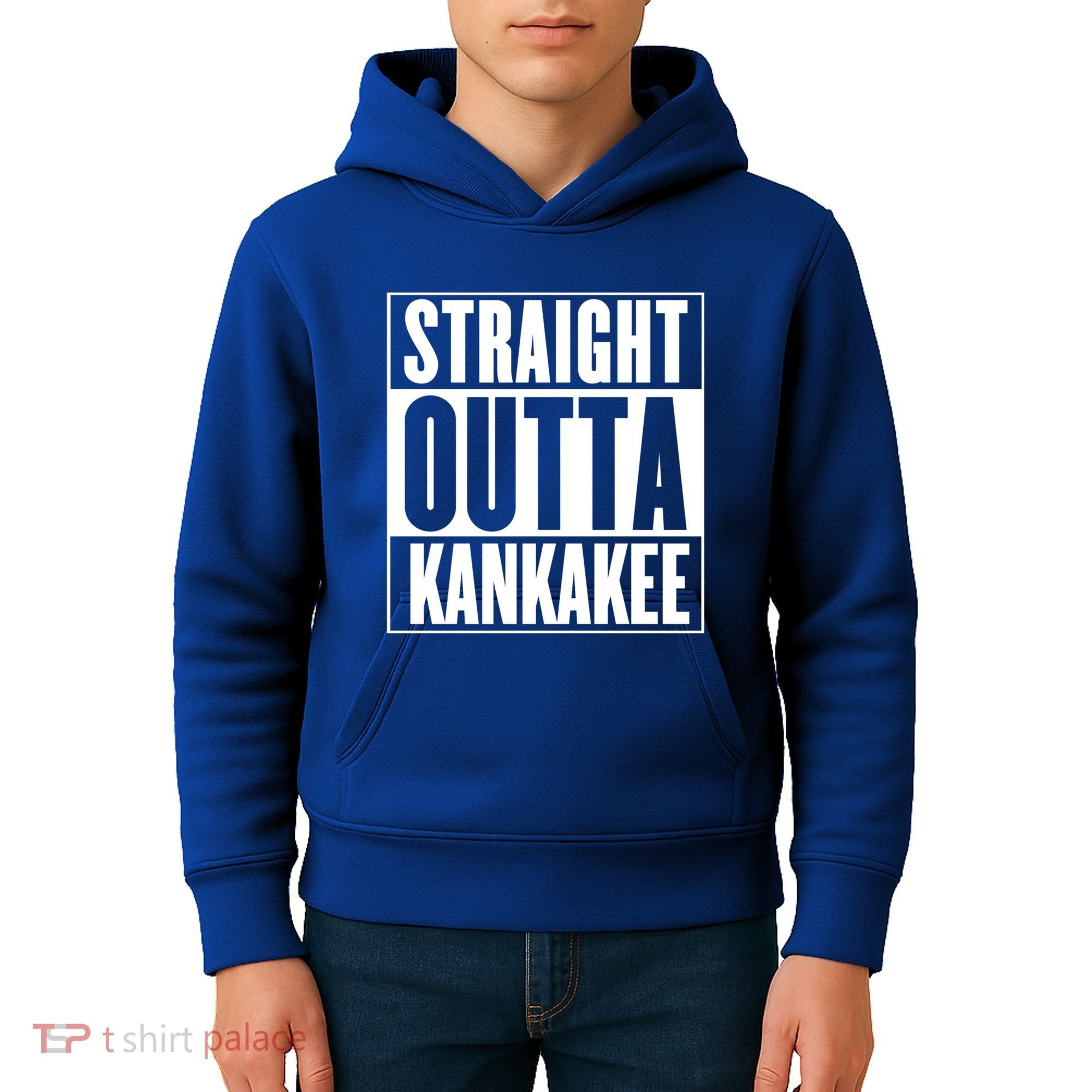 Kankakee Straight Outta Kankakee Gift Kids Hoodie