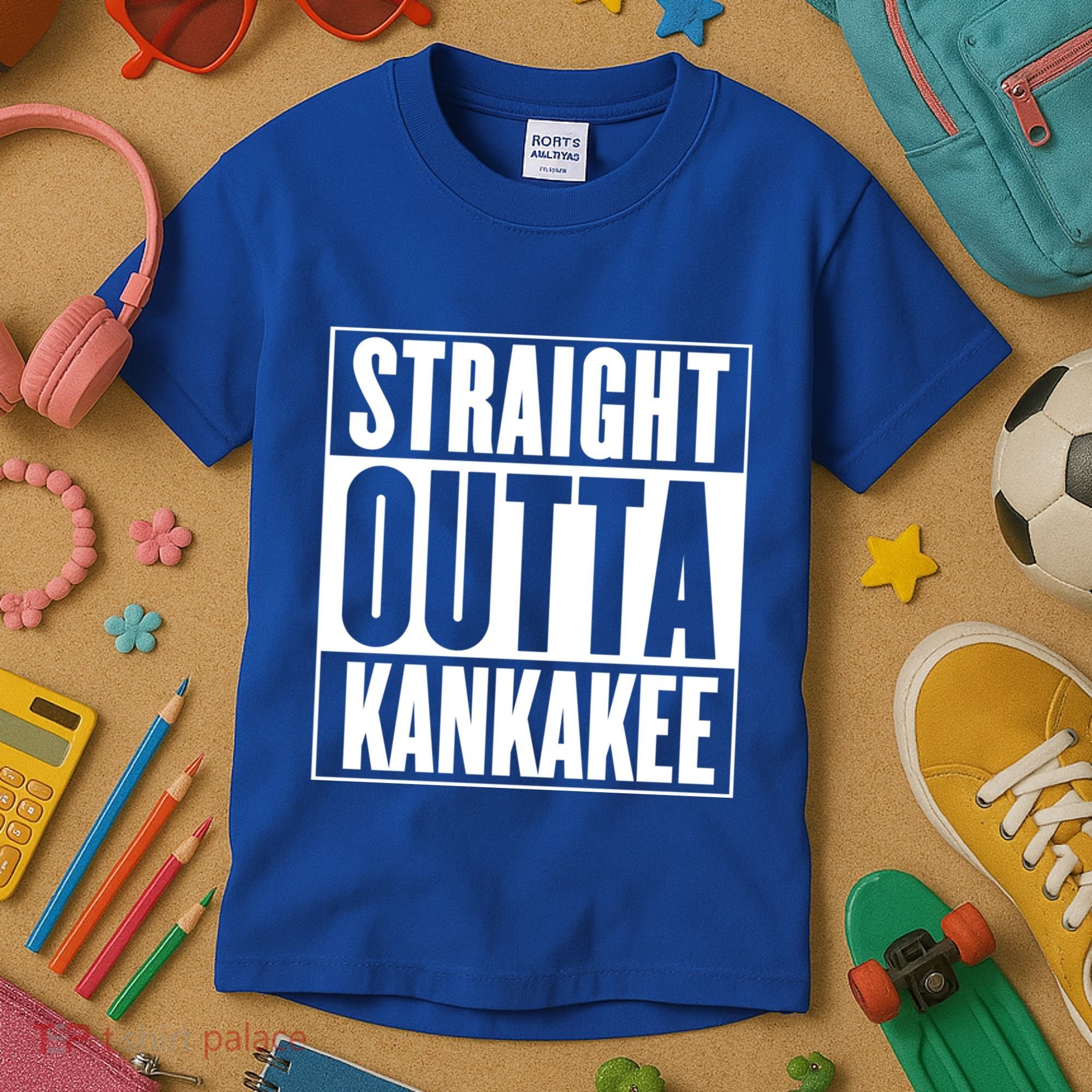 Kankakee Straight Outta Kankakee Gift Kids T-Shirt