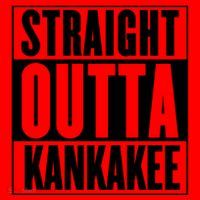 Kankakee Straight Outta Kankakee Gift Santa Hat thumb 1
