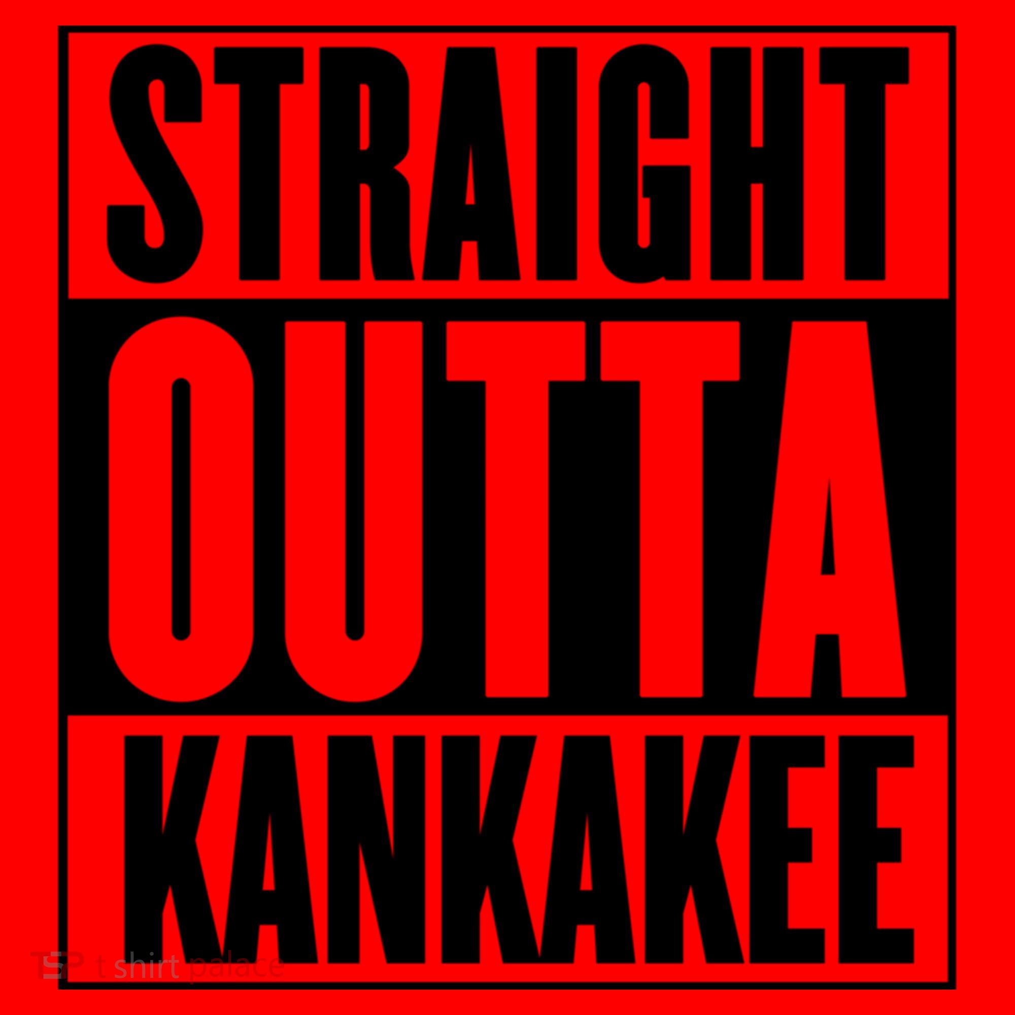 Kankakee Straight Outta Kankakee Gift Santa Hat