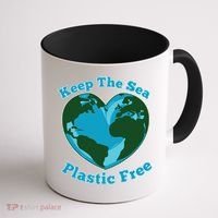 Keep Sea Plastic Free Environtal Clean Up Garbage Gift Coffee Mug thumb 1