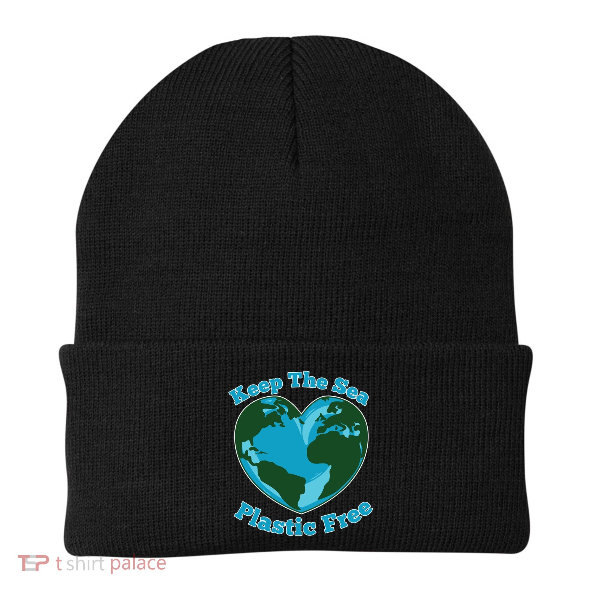 Keep Sea Plastic Free Environtal Clean Up Garbage Gift Beanie
