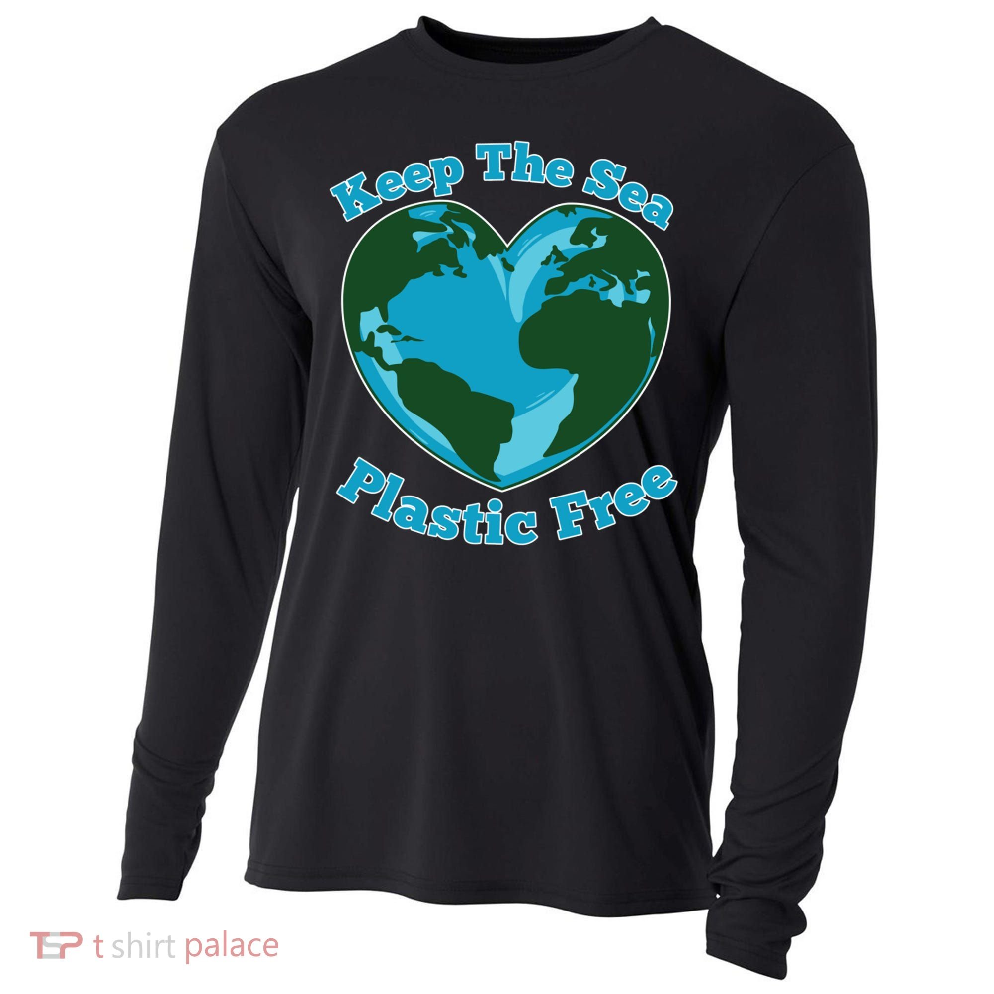 Keep Sea Plastic Free Environtal Clean Up Garbage Gift Cooling Performance Long Sleeve Crew
