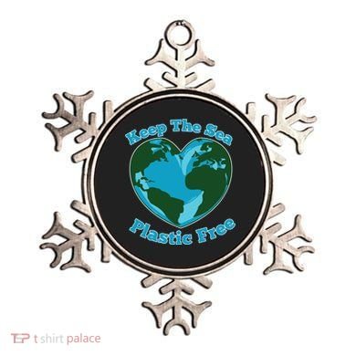 Keep Sea Plastic Free Environtal Clean Up Garbage Gift Ornament