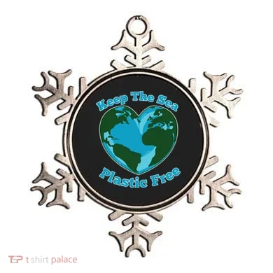 Keep Sea Plastic Free Environtal Clean Up Garbage Gift Ornament
