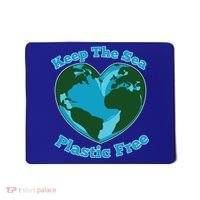 Keep Sea Plastic Free Environtal Clean Up Garbage Gift Mousepad thumb 0