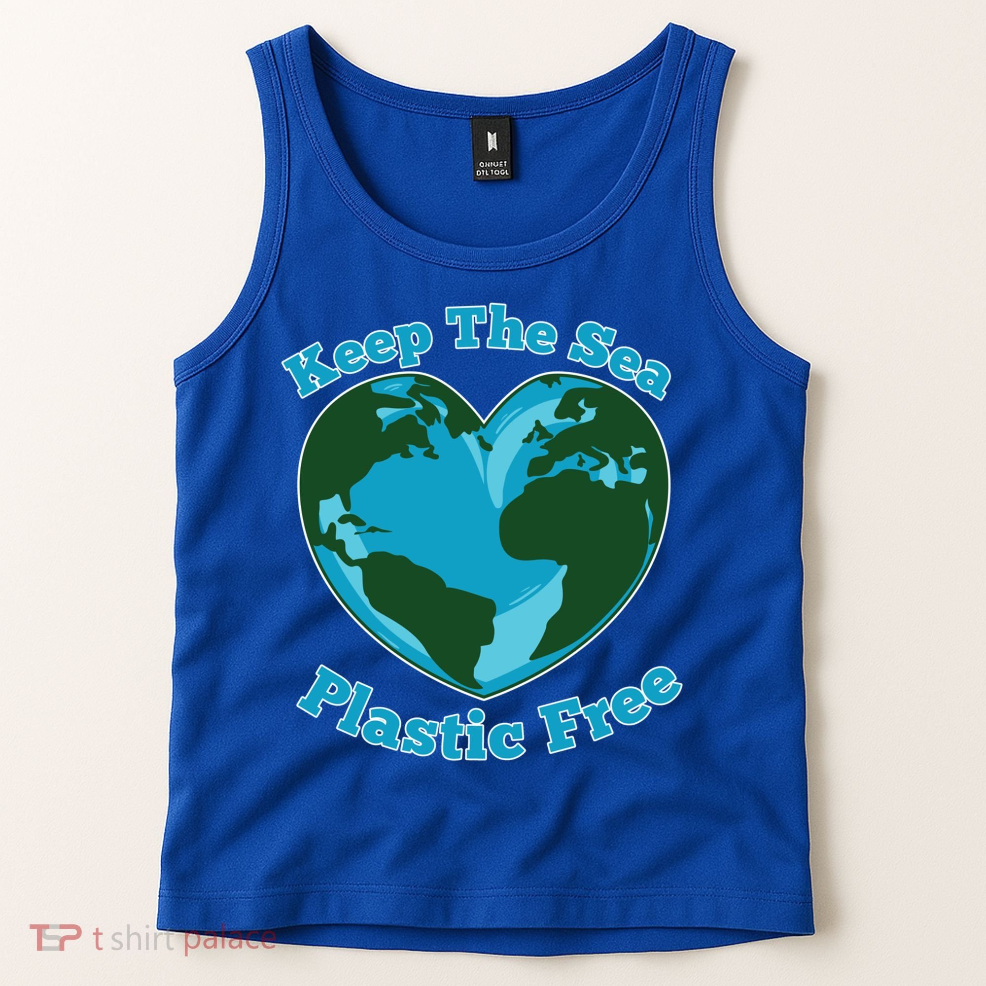 Keep Sea Plastic Free Environtal Clean Up Garbage Gift Tank Top