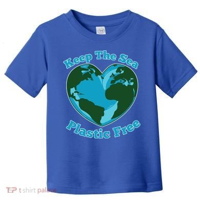 Keep Sea Plastic Free Environtal Clean Up Garbage Gift Toddler T-Shirt
