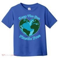 Keep Sea Plastic Free Environtal Clean Up Garbage Gift Toddler T-Shirt thumb 0