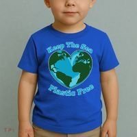 Keep Sea Plastic Free Environtal Clean Up Garbage Gift Toddler T-Shirt thumb 2