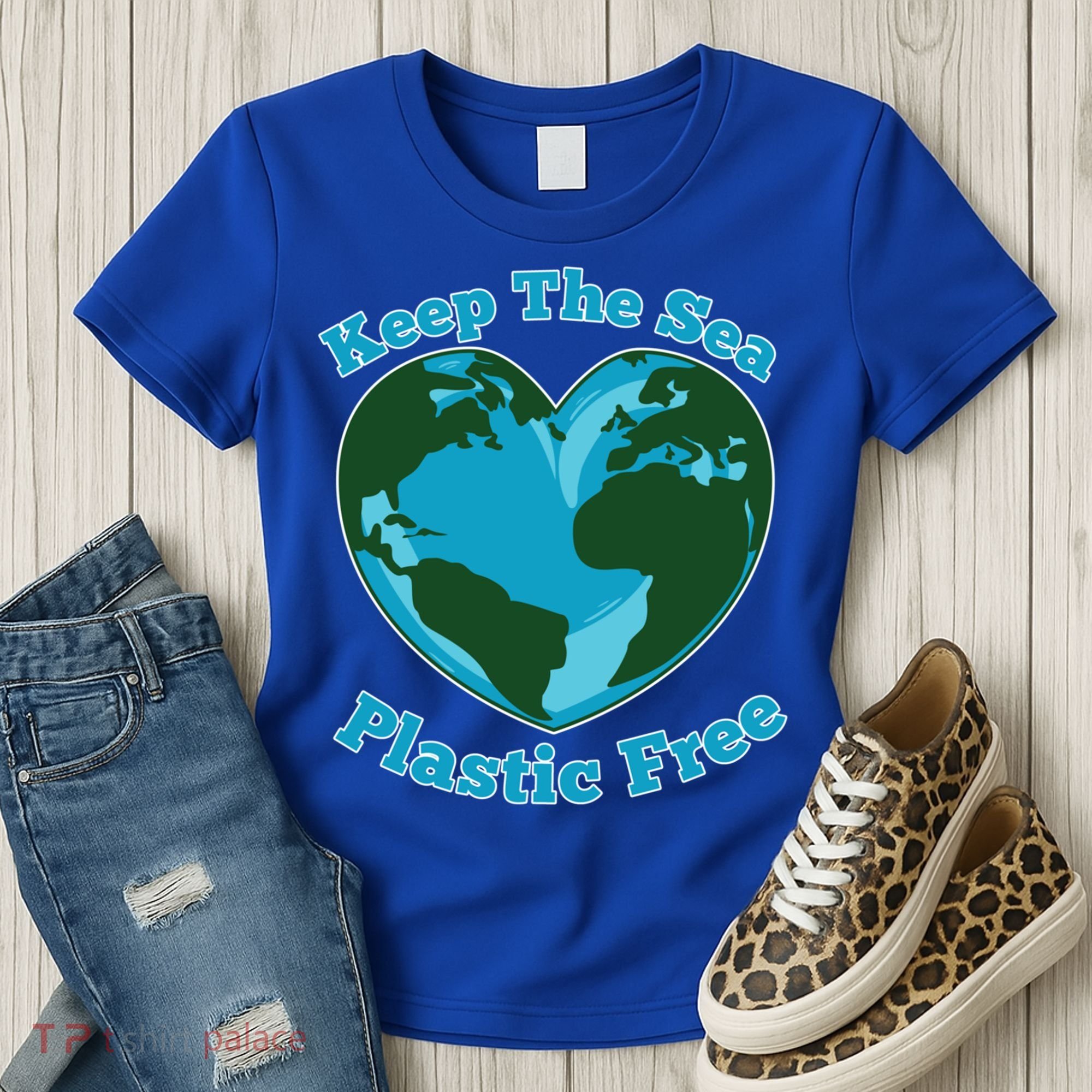 Keep Sea Plastic Free Environtal Clean Up Garbage Gift Women's T-Shirt