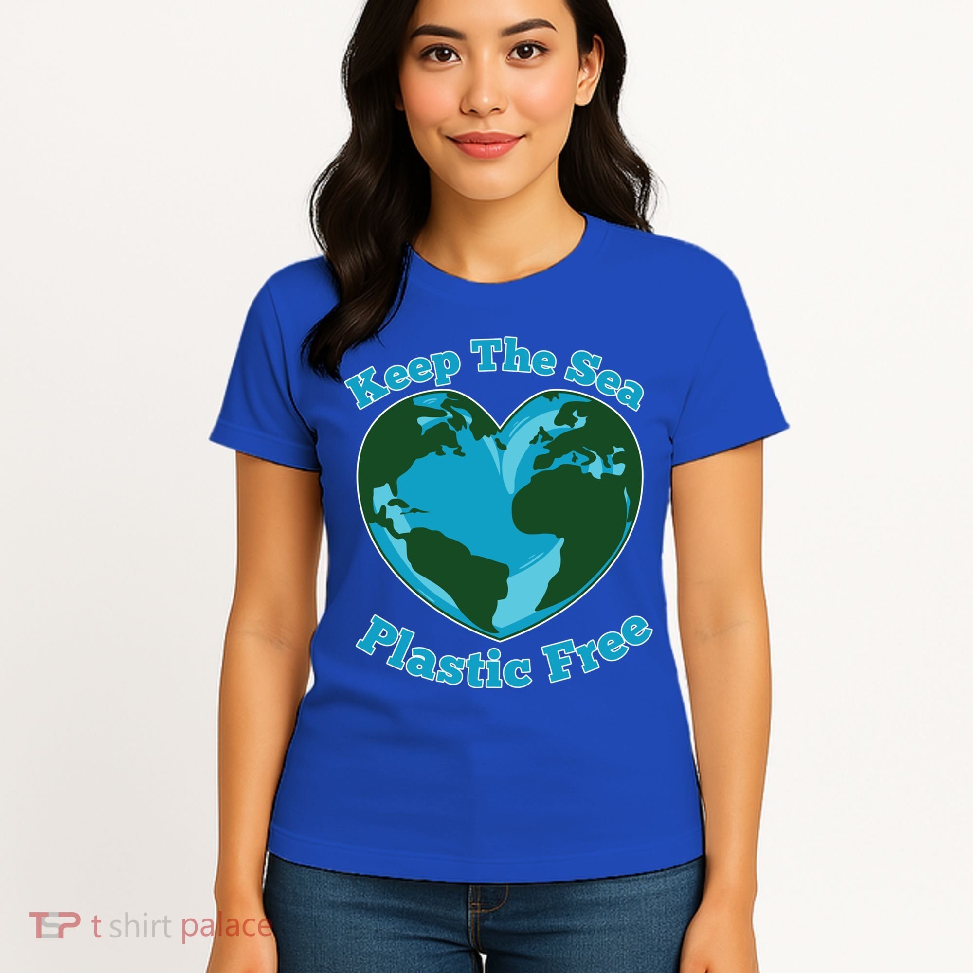 Keep Sea Plastic Free Environtal Clean Up Garbage Gift Women's T-Shirt