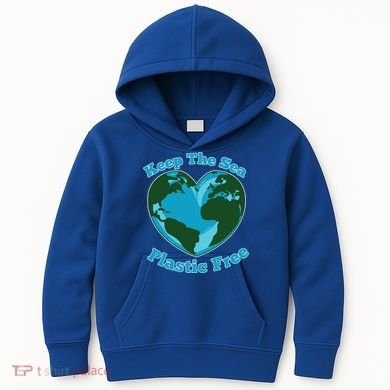 Keep Sea Plastic Free Environtal Clean Up Garbage Gift Kids Hoodie
