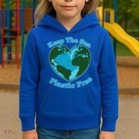Keep Sea Plastic Free Environtal Clean Up Garbage Gift Kids Hoodie thumb 3
