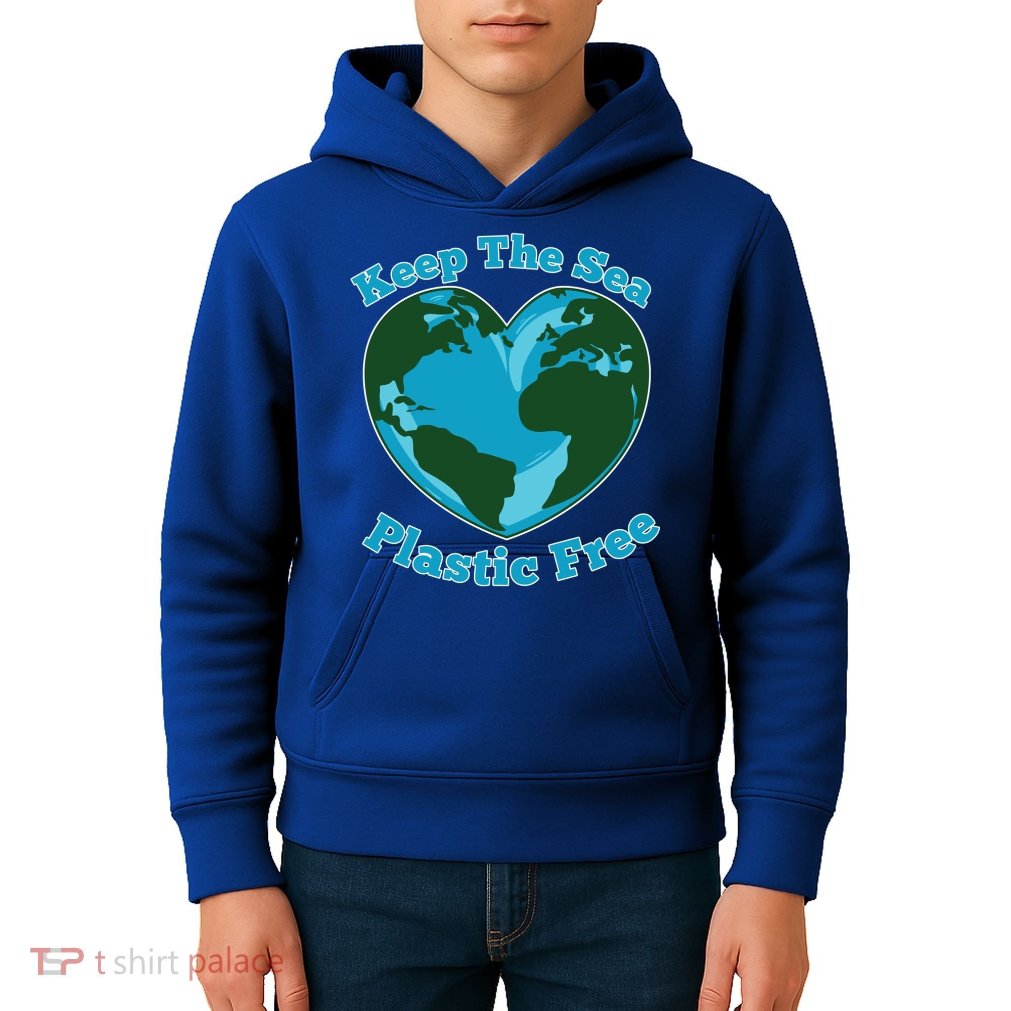 Keep Sea Plastic Free Environtal Clean Up Garbage Gift Kids Hoodie
