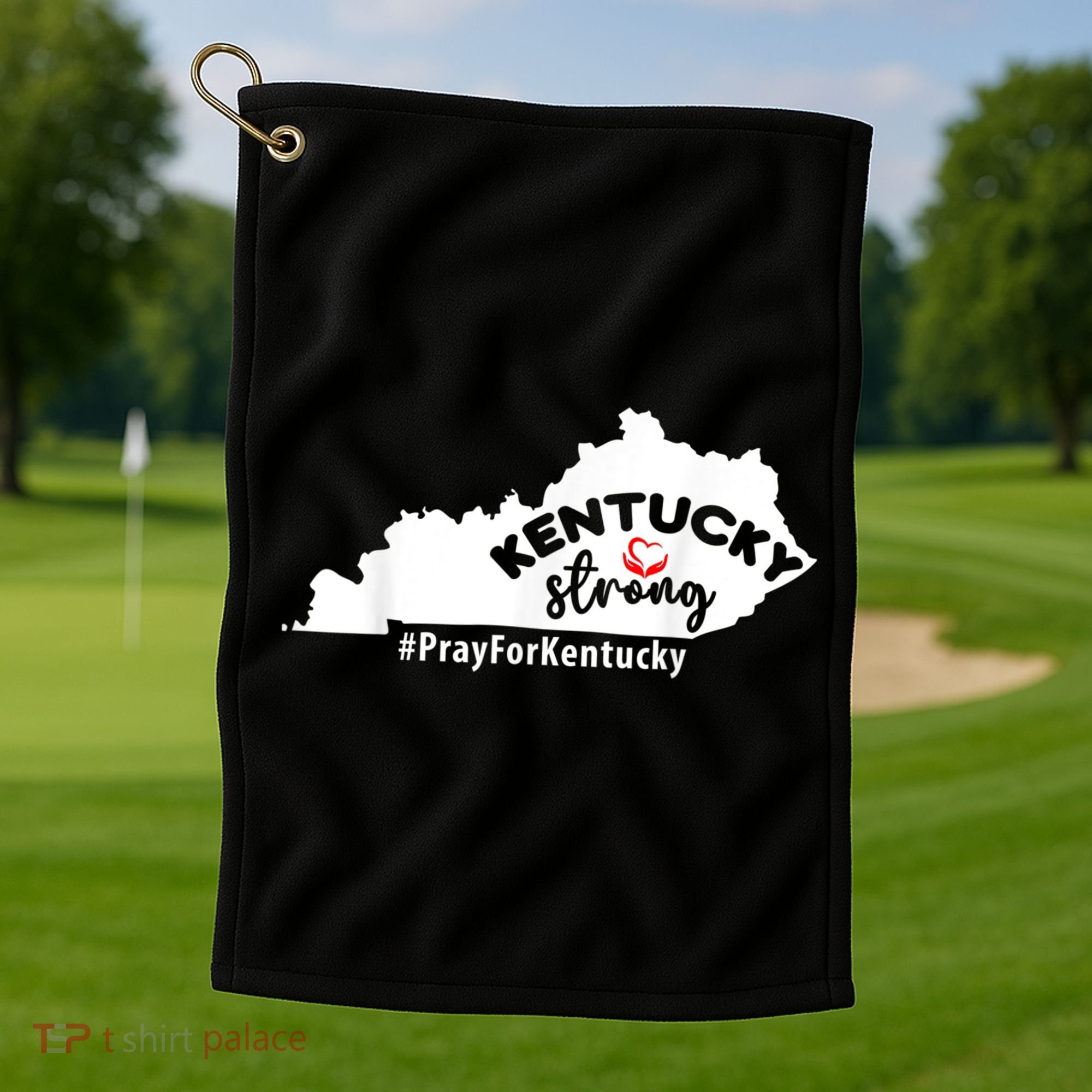 Kentucky Strong Pray For Kentucky Golf Towel