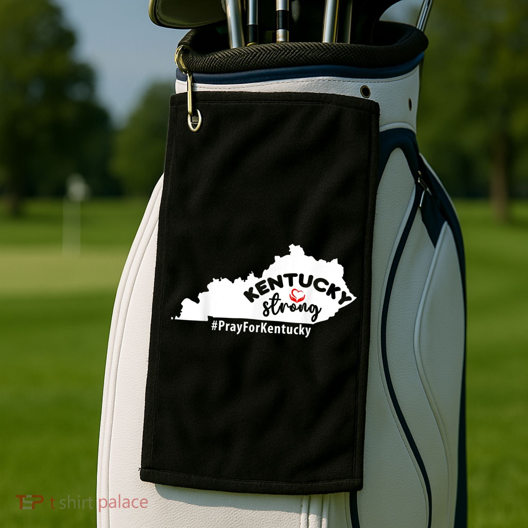 Kentucky Strong Pray For Kentucky Golf Towel