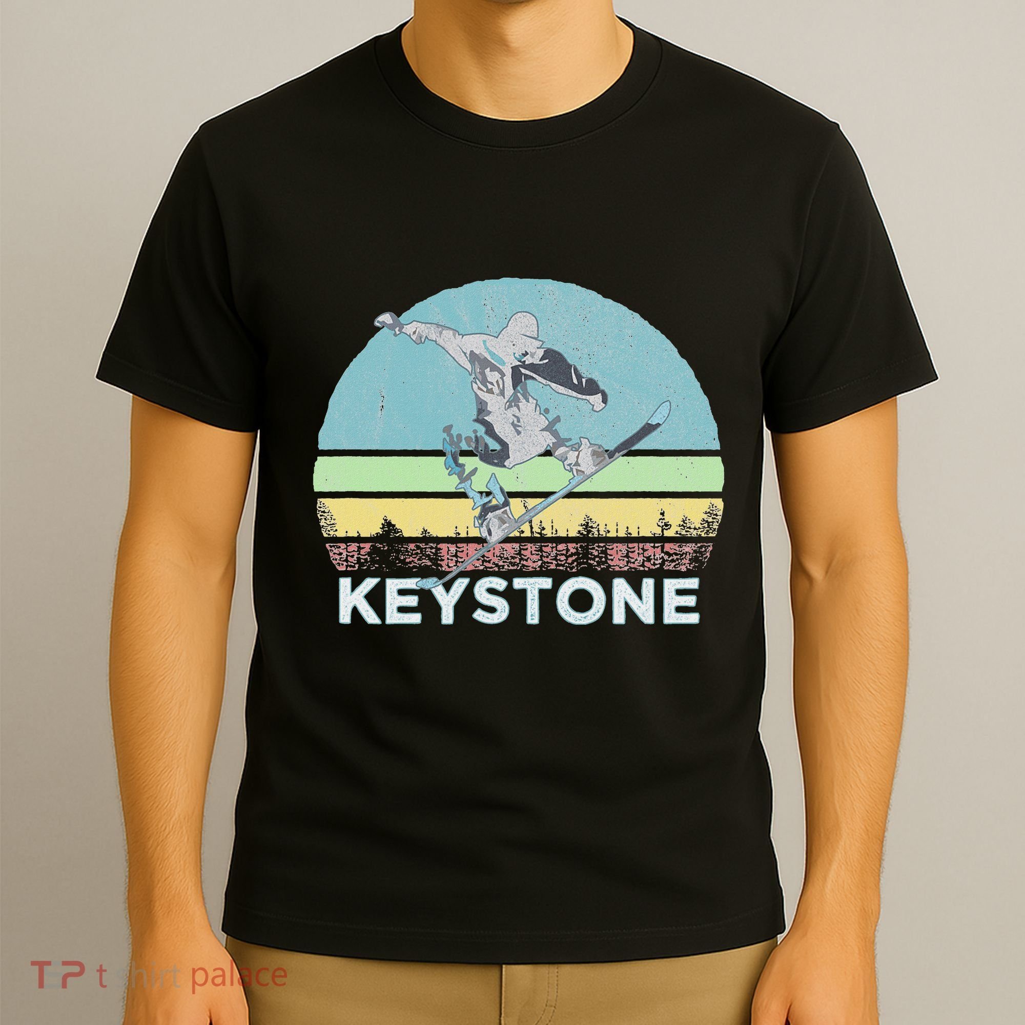 Keystone Snowboard Retro Vintage Keystone Co T-Shirt