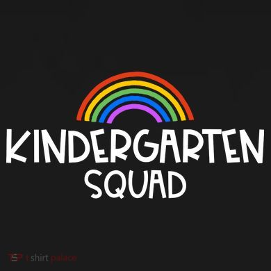 Kindergarten Squad Rainbow Tie Dye Hoodie