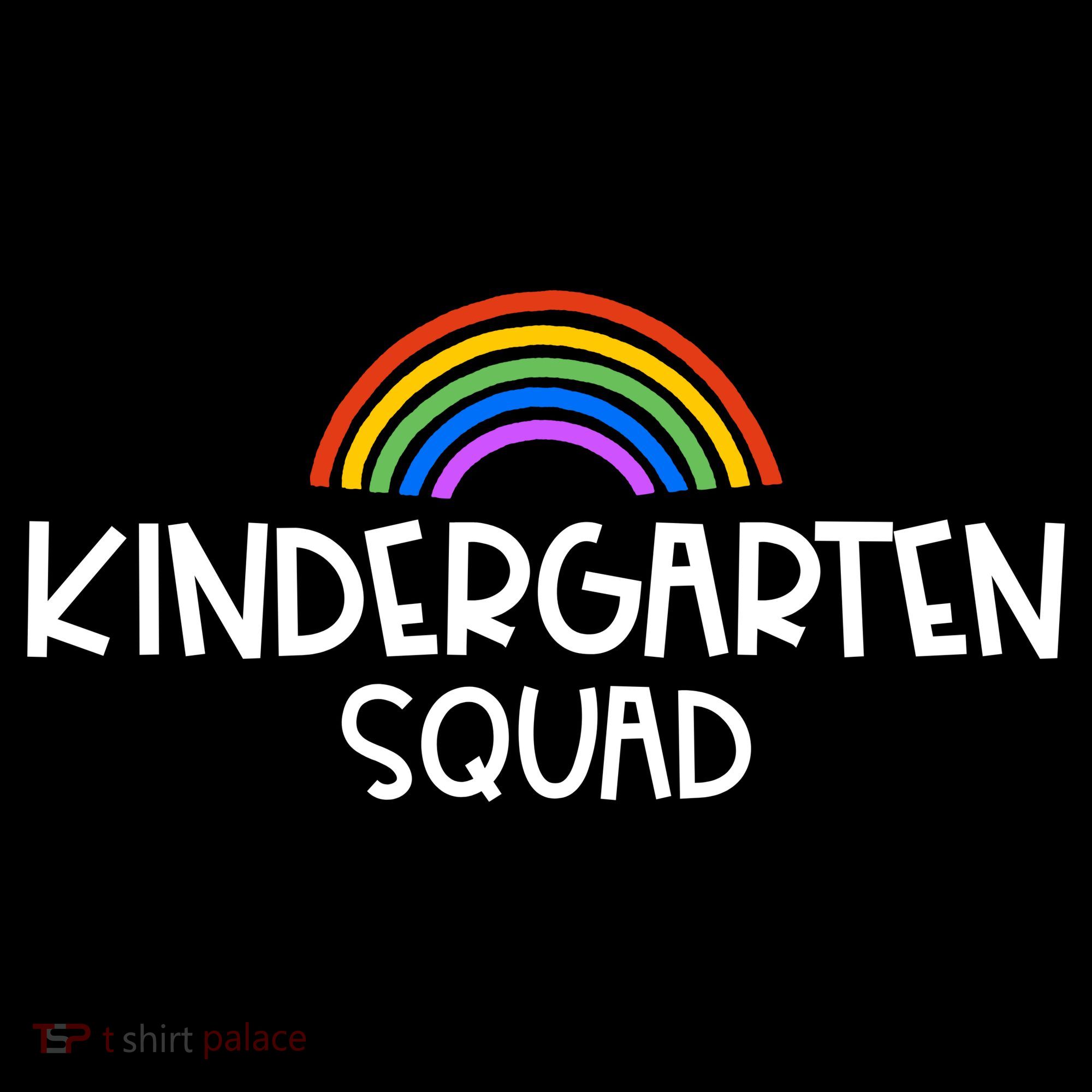 Kindergarten Squad Rainbow Tote Bag