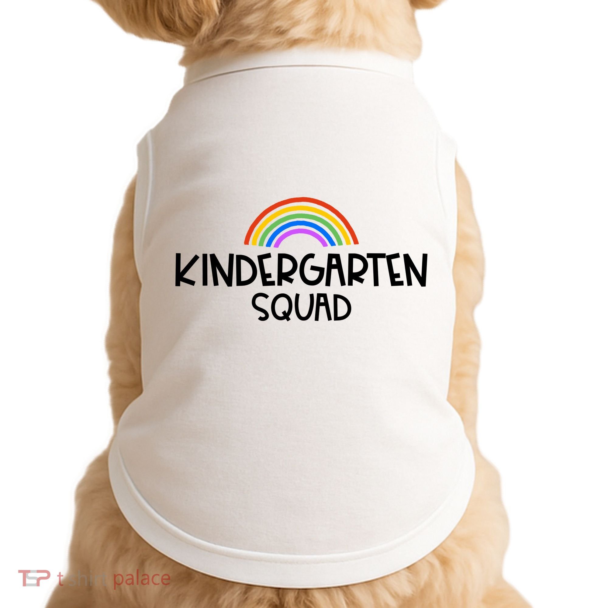 Kindergarten Squad Rainbow Doggie Tank