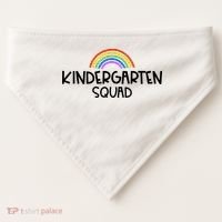 Kindergarten Squad Rainbow USA-Made Doggie Bandana thumb 0